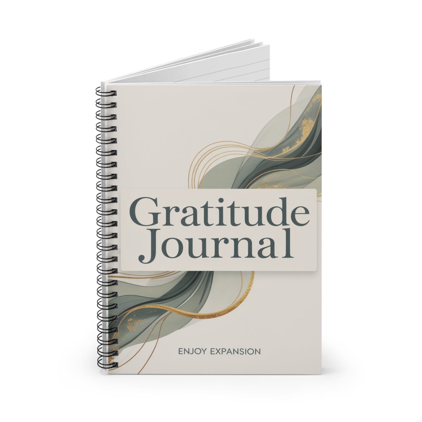 Gratitude Journal – Spiral Notebook | Mindfulness & Daily Reflection