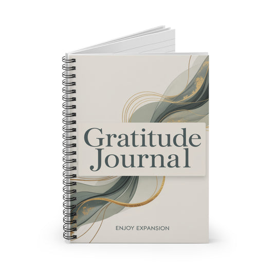 Gratitude Journal – Spiral Notebook | Mindfulness & Daily Reflection