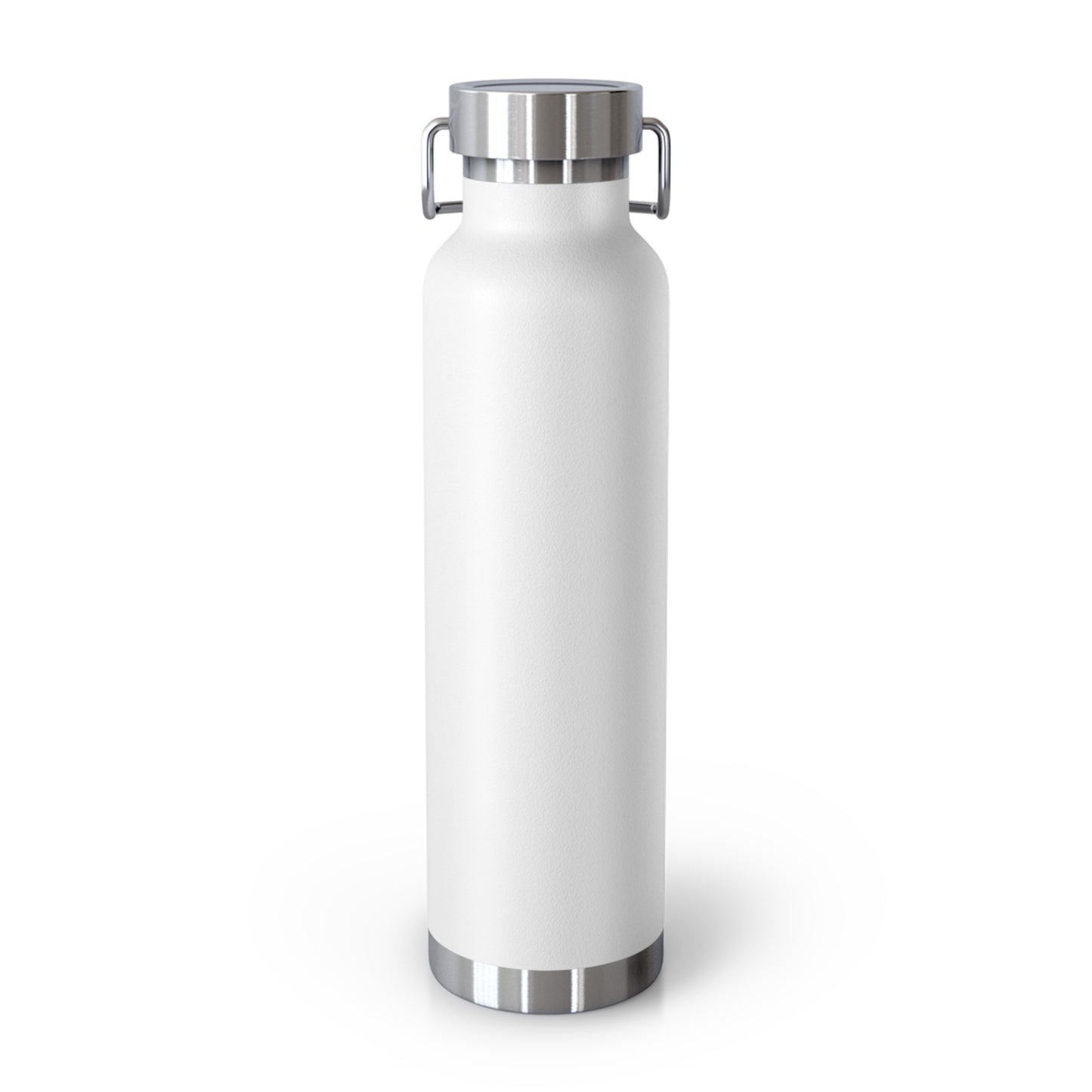 Printify white stainless steel mug with lid featuring revolutionary by nature design