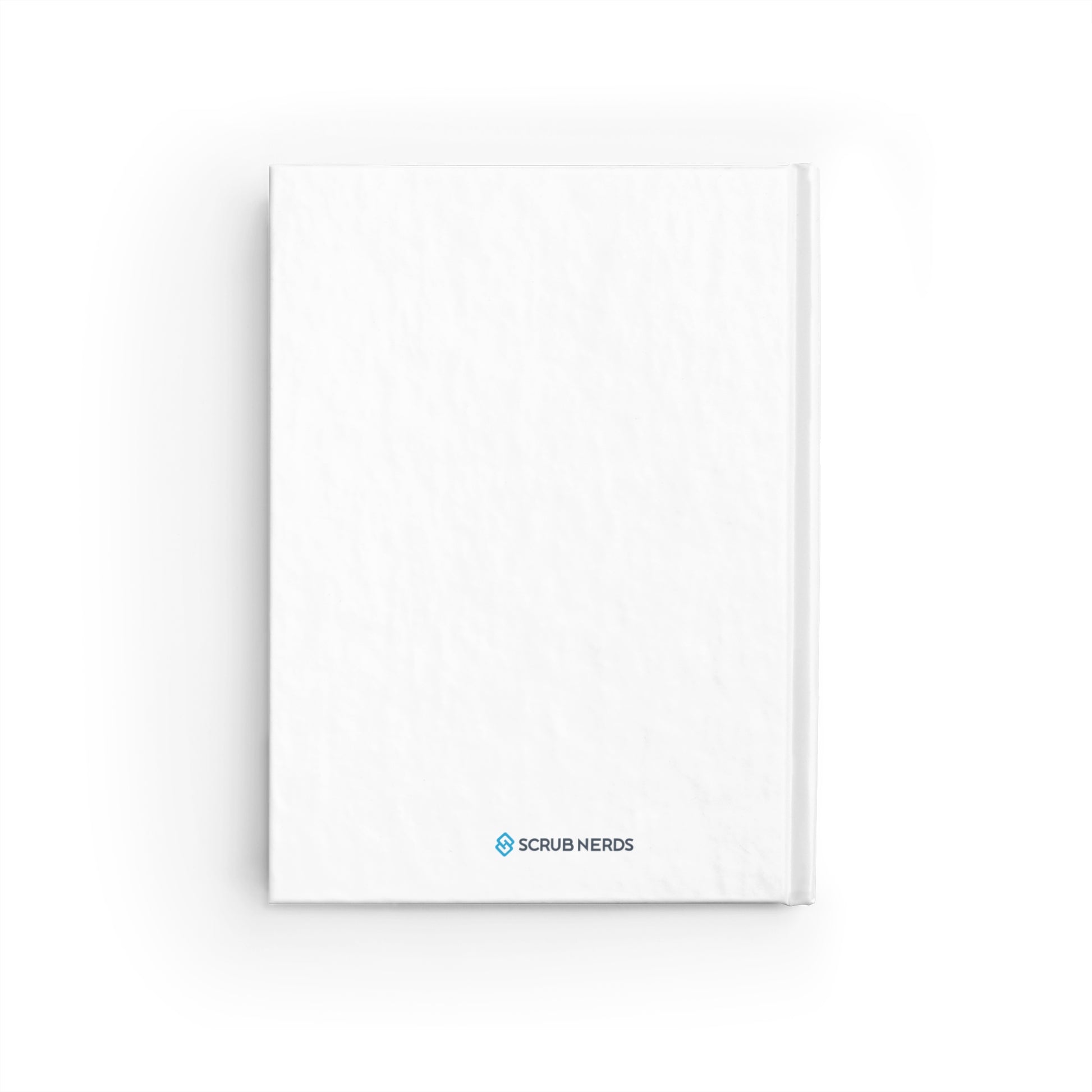 White spiritual journaling notebook with minimal design by Printify for mindful writing